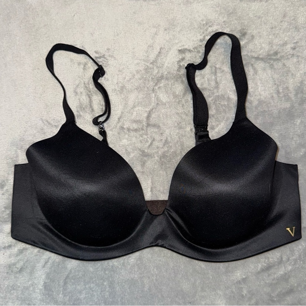 Victoria’s Secret Lined Semi Demi Black Bra 34C